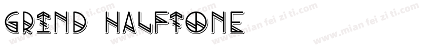 Grind Halftone字体转换